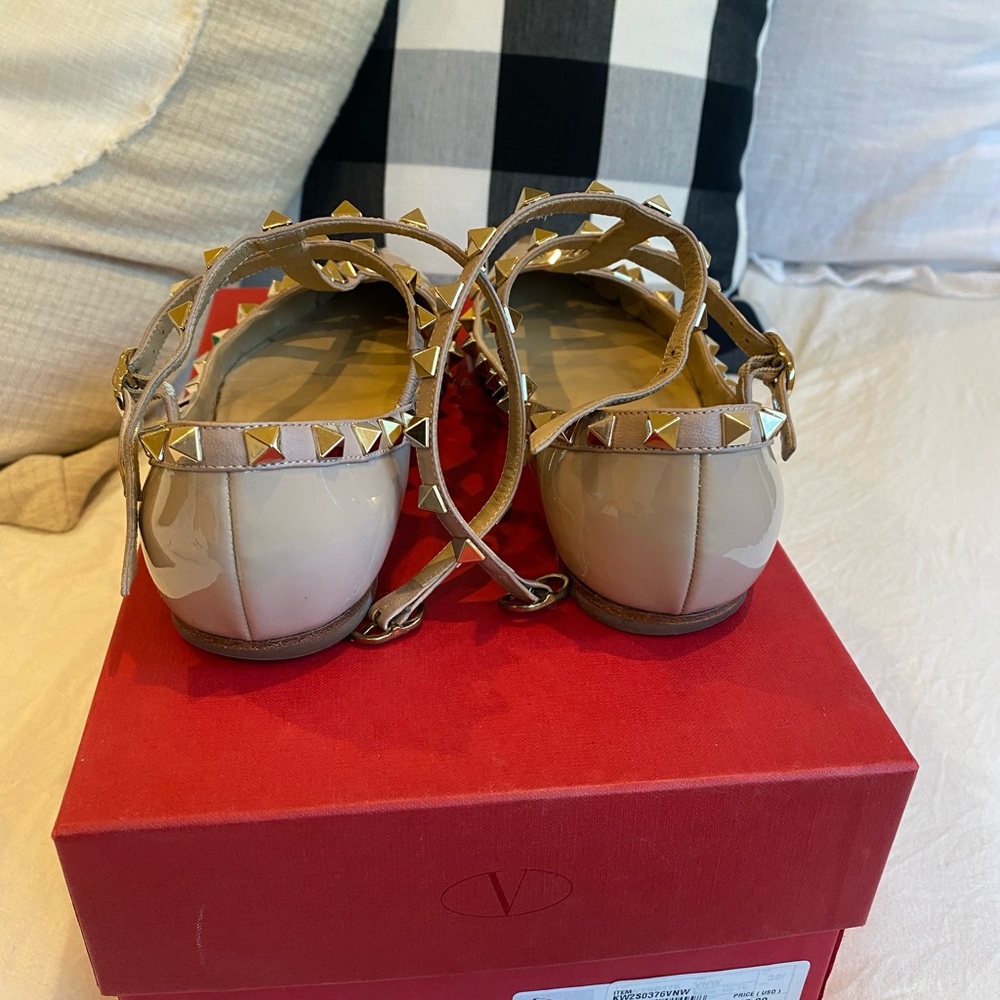 Studded Beige Women's Shoes - image 6